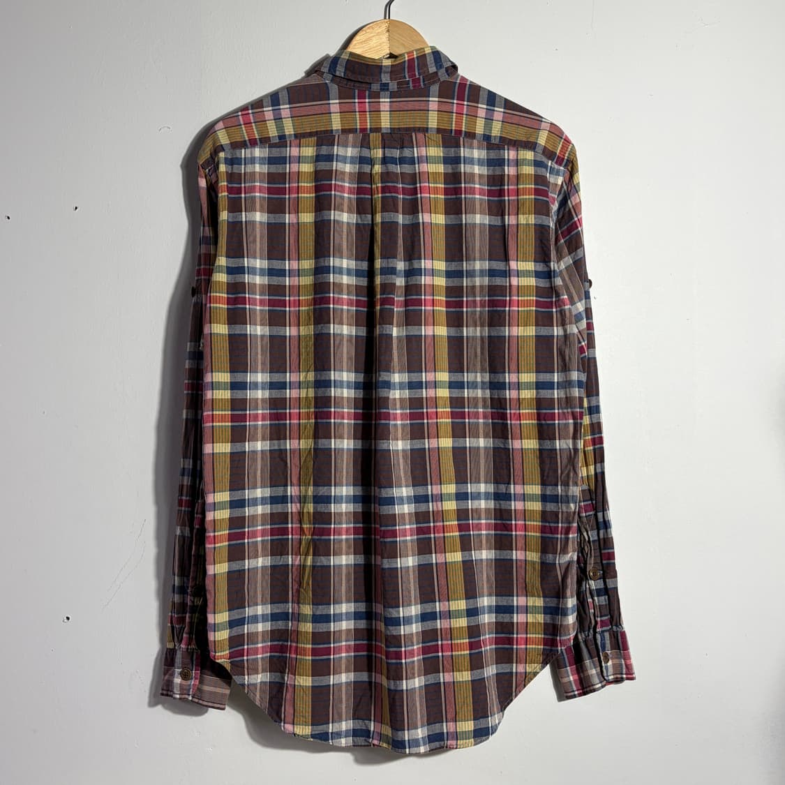 폴로 랄프로렌 빈티지 브라운 멀티 체크 셔츠 (무료배송) 상품이미지3