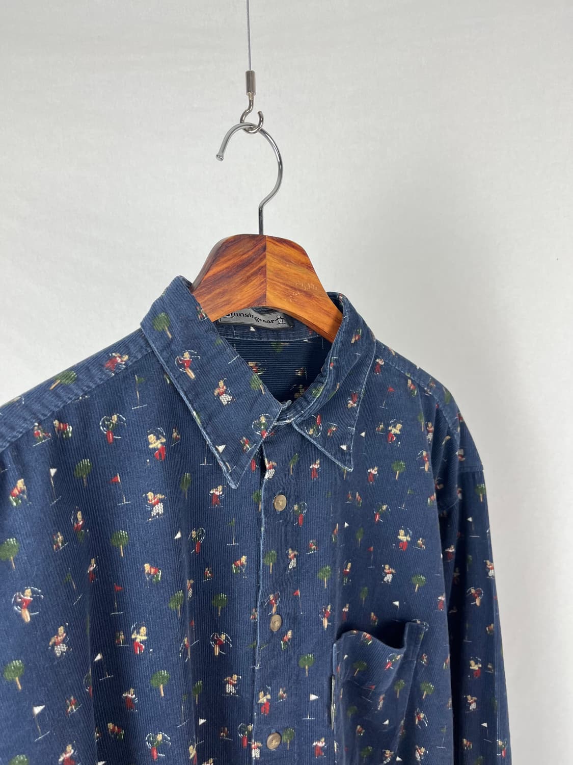 Vintage (maede in japan) 골덴 패턴 셔츠  상품이미지2