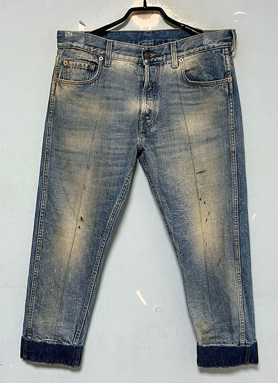 구찌 스테인펑크 더티워싱 춘추 매장정품 단추형 캐주얼 L 32 상품이미지1