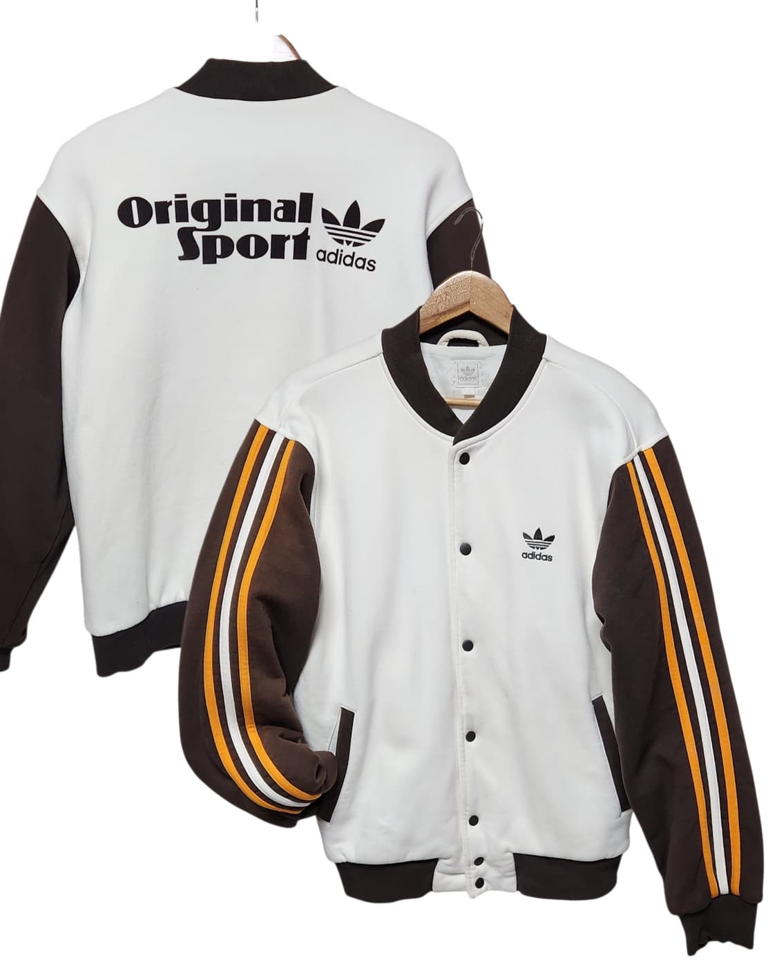 대장 아디다스 삼선 코튼 바시티 점퍼 자켓 져지 상품이미지1