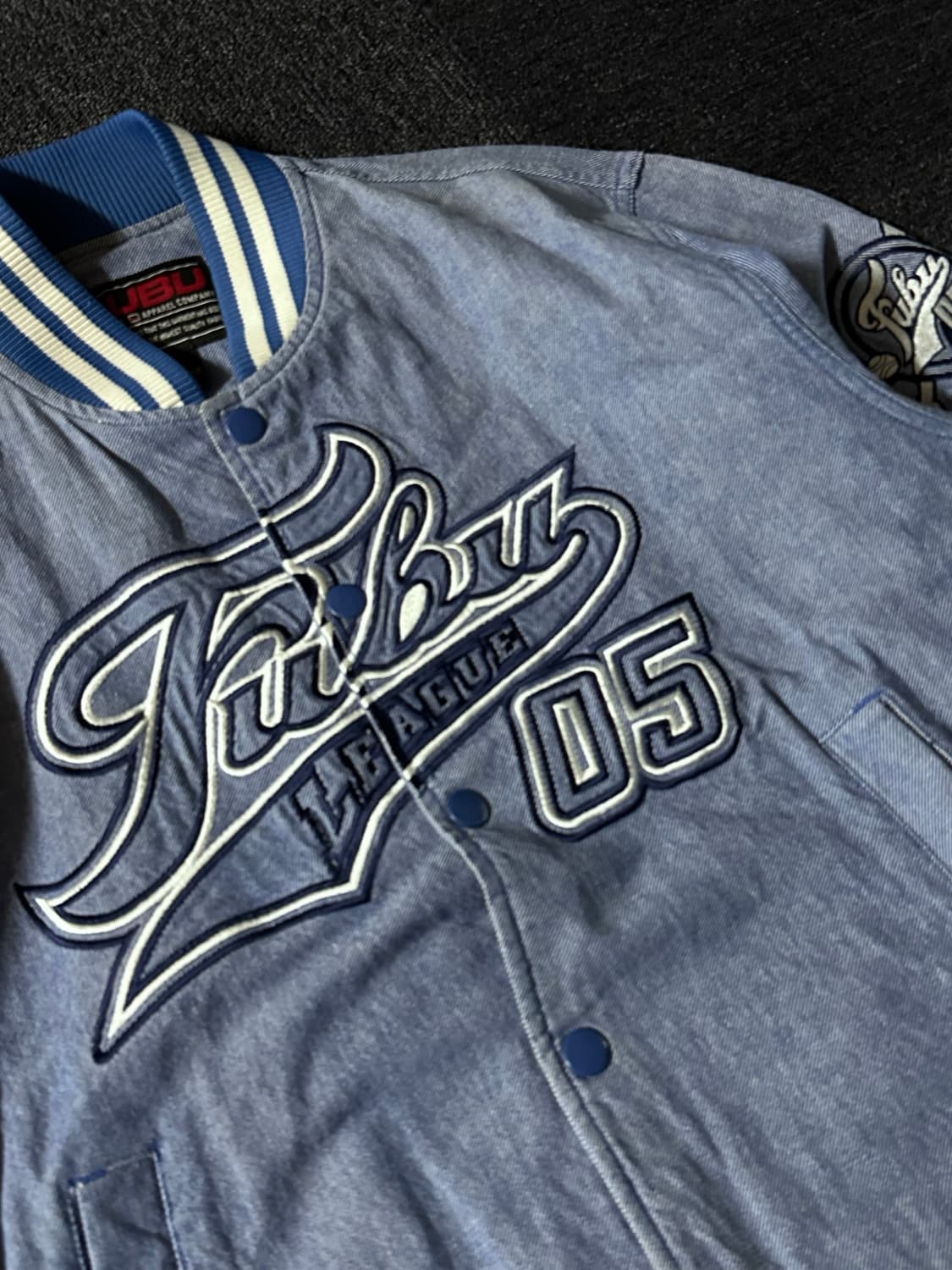 FUBU 후부 05 League 데님 바시티 자켓  상품이미지4