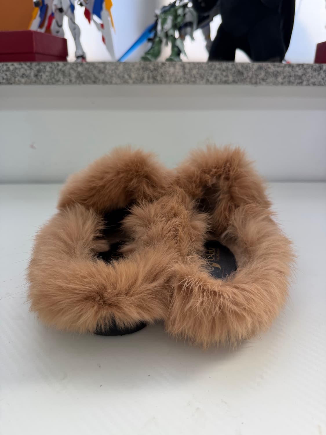 정품) UGG 어그 여성 퍼 물 슬리퍼 6L 상품이미지5