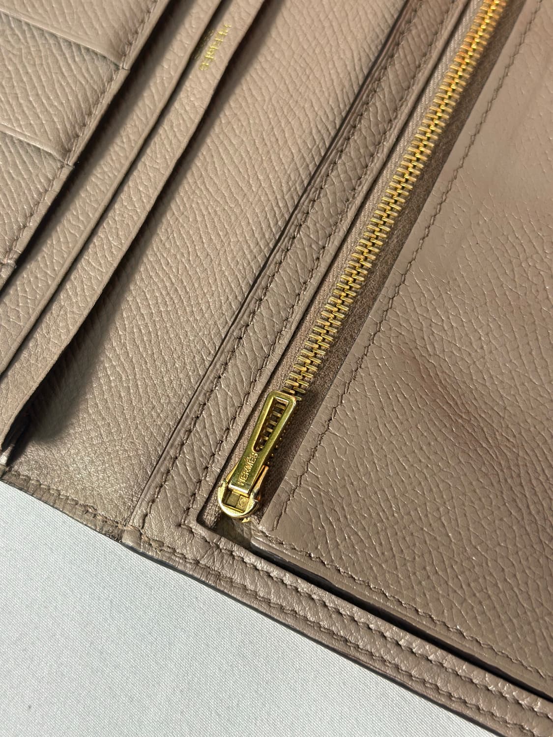에르메스 베안 에토프 금장 장지갑 상품이미지7