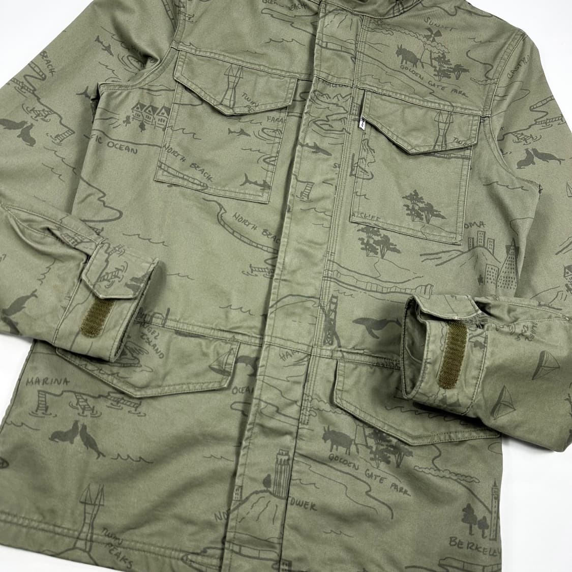 리바이스 오리지널 카키 사파리자켓 (S) 상품이미지4