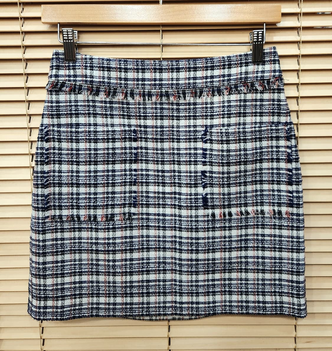 (새상품)에고이스트 아웃포켓 트위드 미니스커트55 상품이미지1