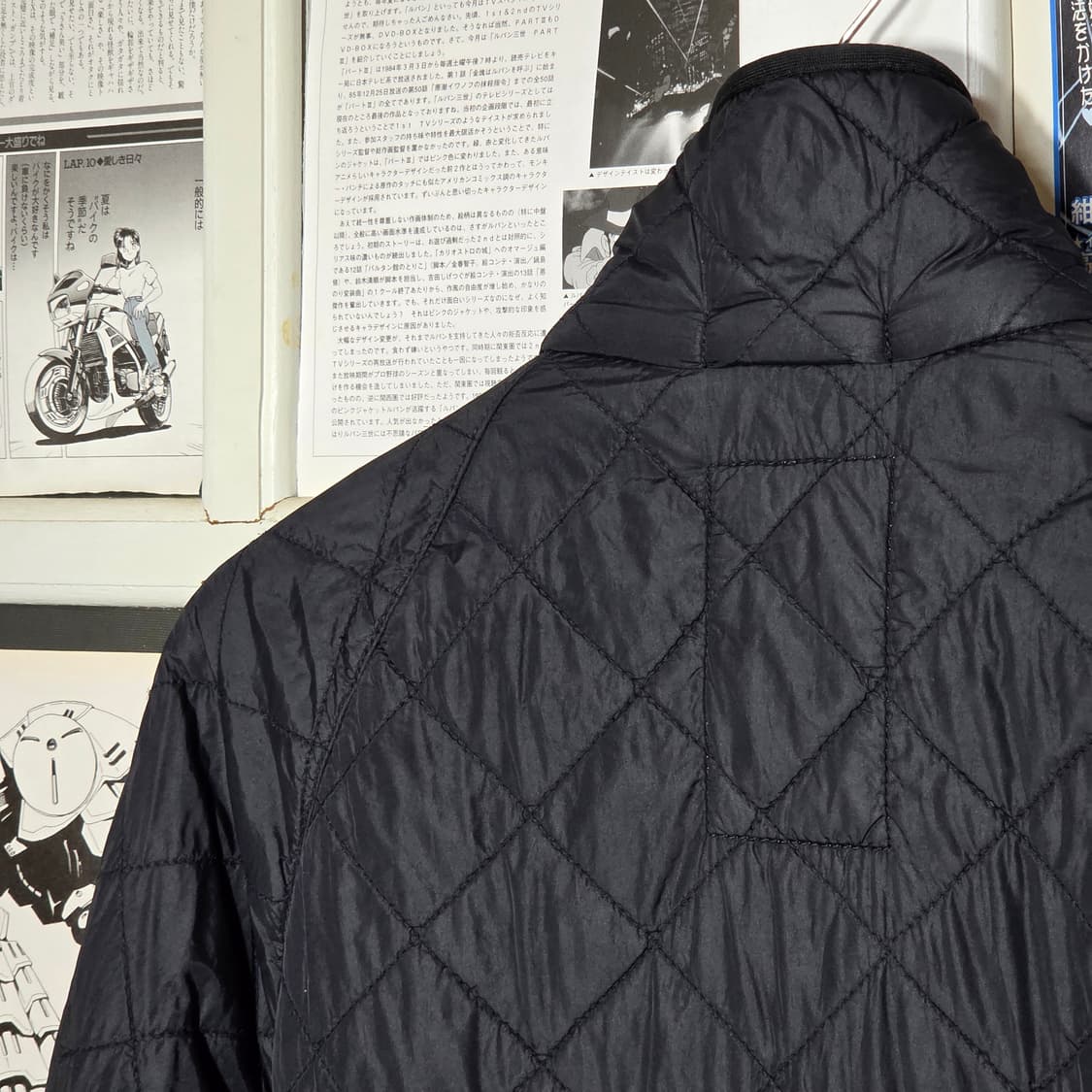 일본 빈티지 뽀글이 안감 투웨이 누빔 점퍼 상품이미지7