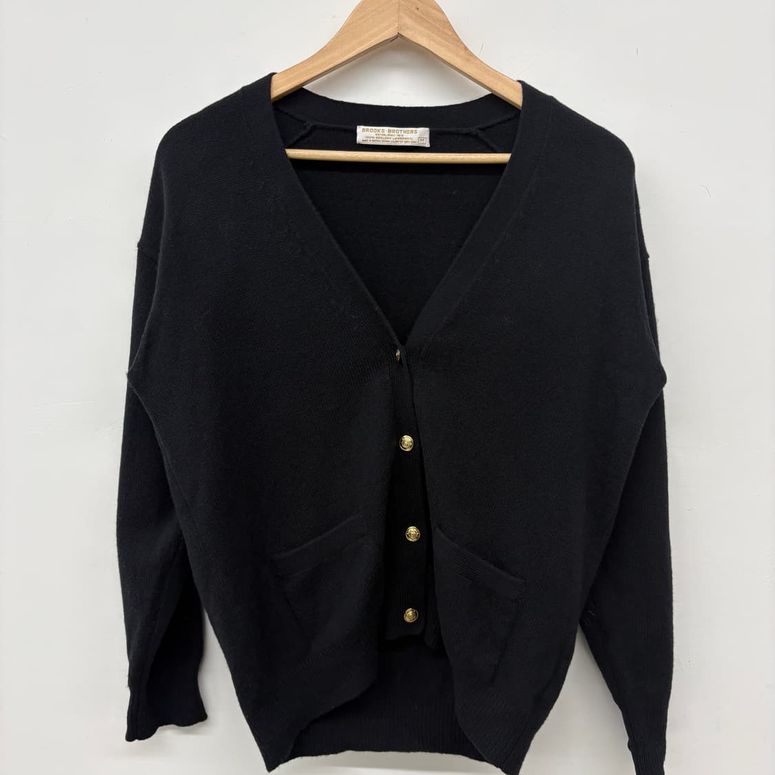 브룩스 브라더스 블랙 캐시미어 가디건 여/M 상품이미지2