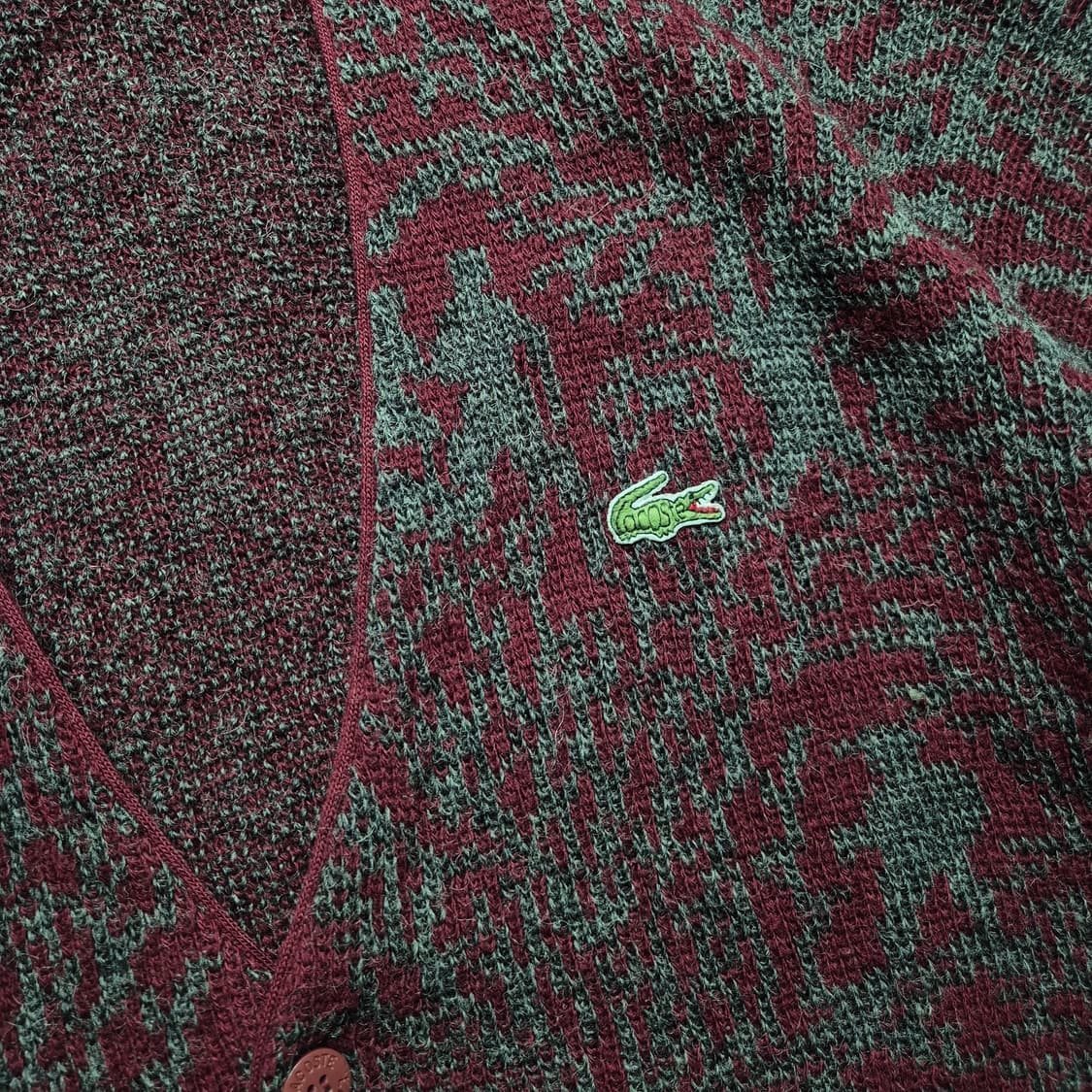 [105] 라코스테 90s 패턴 가디건 상품이미지5