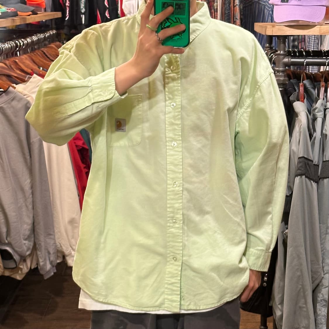 [HI] 칼하트 셔츠 옐로그린 상품이미지2