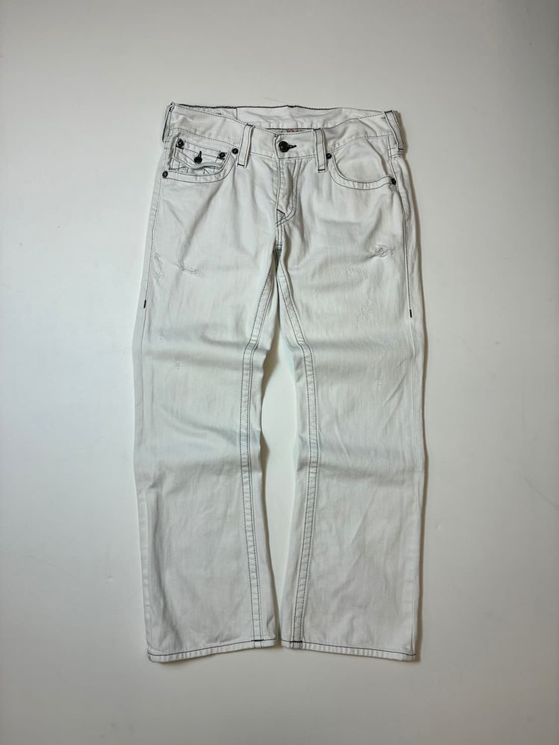 트루릴리젼 00s y2k USA 세미 부츠컷 데님 팬츠 PN8379 상품이미지1