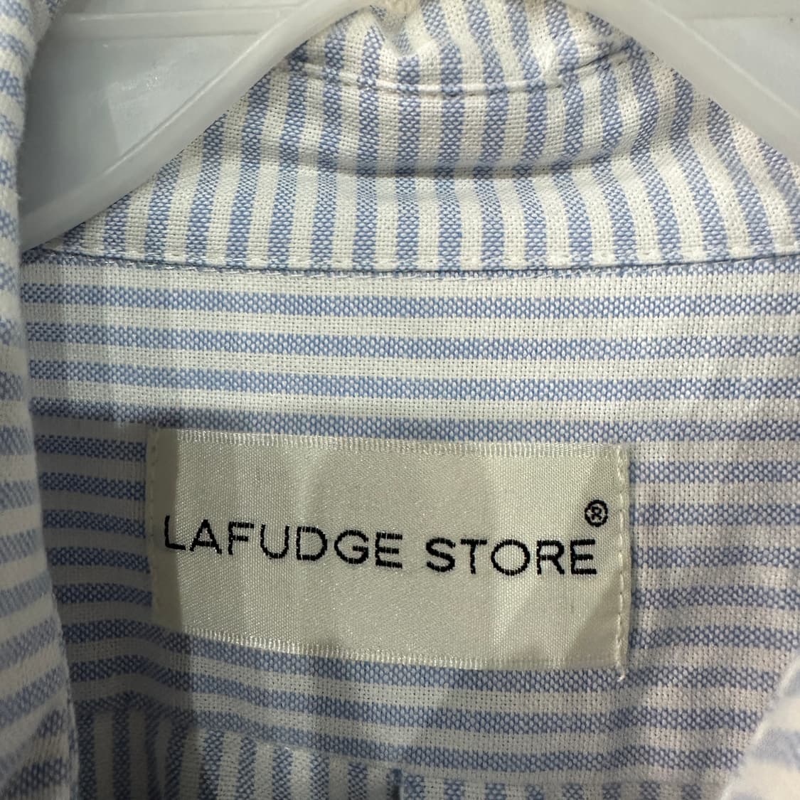 라퍼지스토어 스트라이프 오버핏 셔츠자켓 상품이미지3