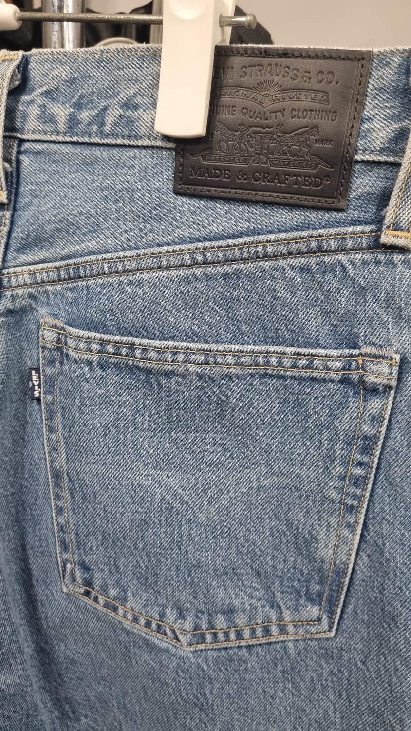 LEVI'S 우먼 Blue Teb 빅E 칼럼진 허리27 상태매우좋음 상품이미지3