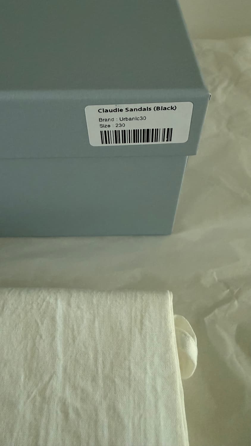 Size 230 / 얼바닉30 클라우디 샌들 블랙 상품이미지6