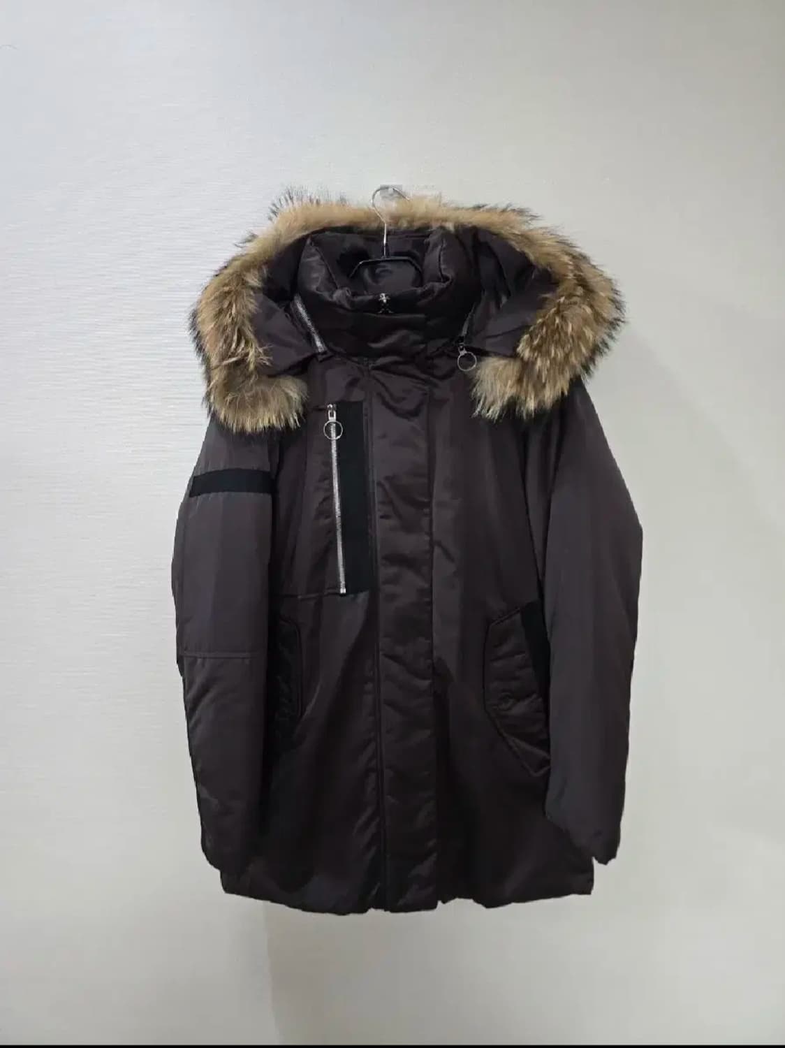 미샤 라쿤퍼 빵빵 덕다운 패딩 상품이미지2