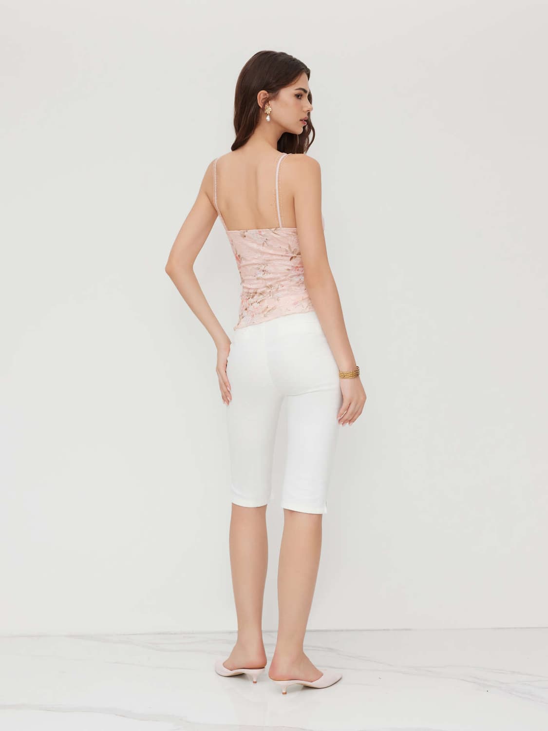 샵사이다 pink flower cami top 상품이미지4