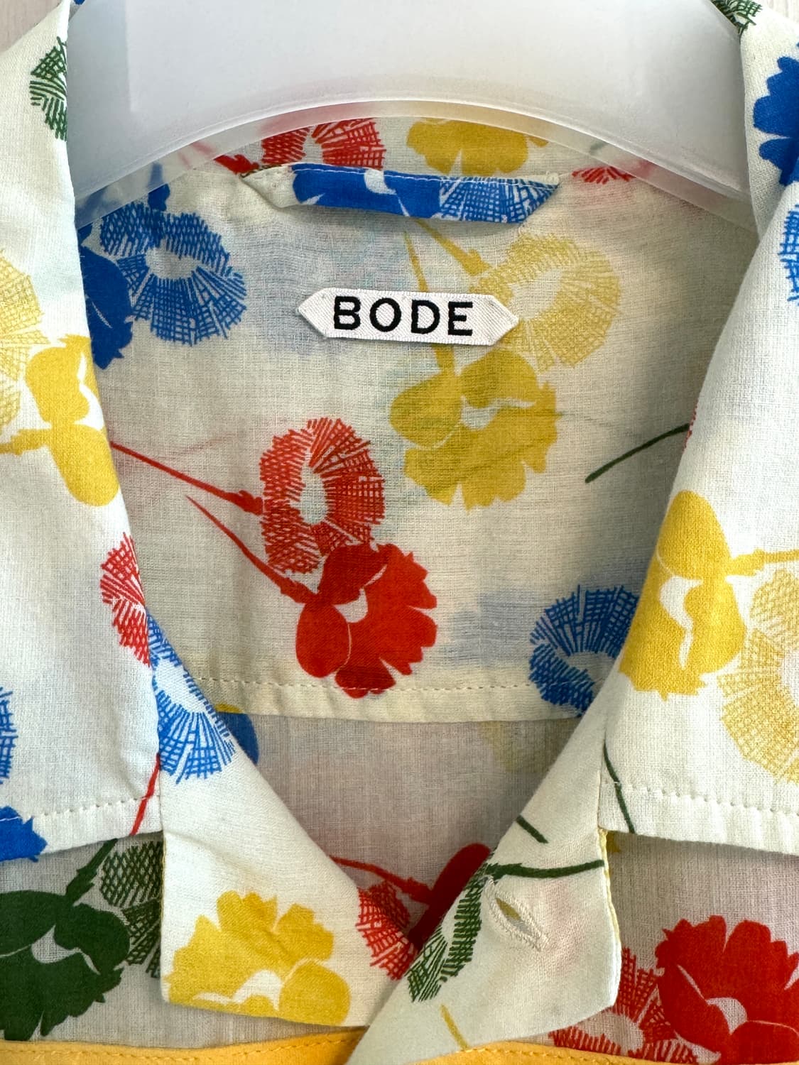 Bode 플라워 스탬프 셔츠 상품이미지5