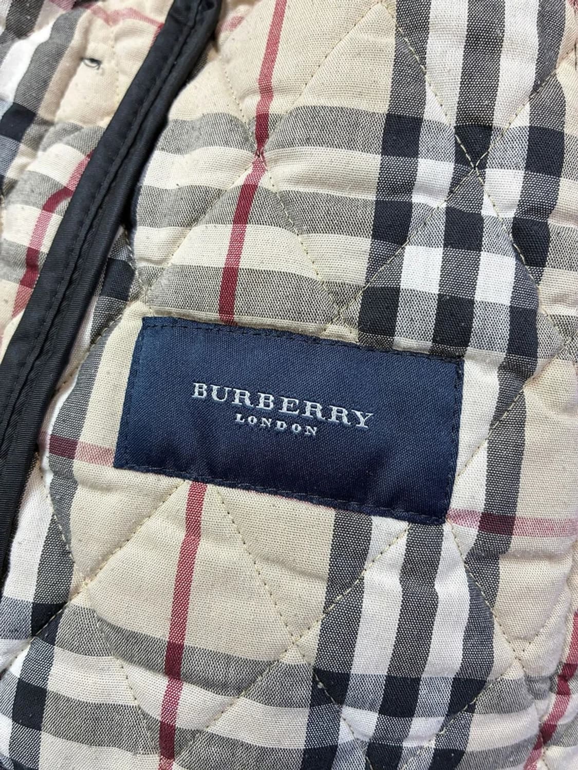 버버리 00's 체크 안감 퀼팅 자켓 PN5520 상품이미지6
