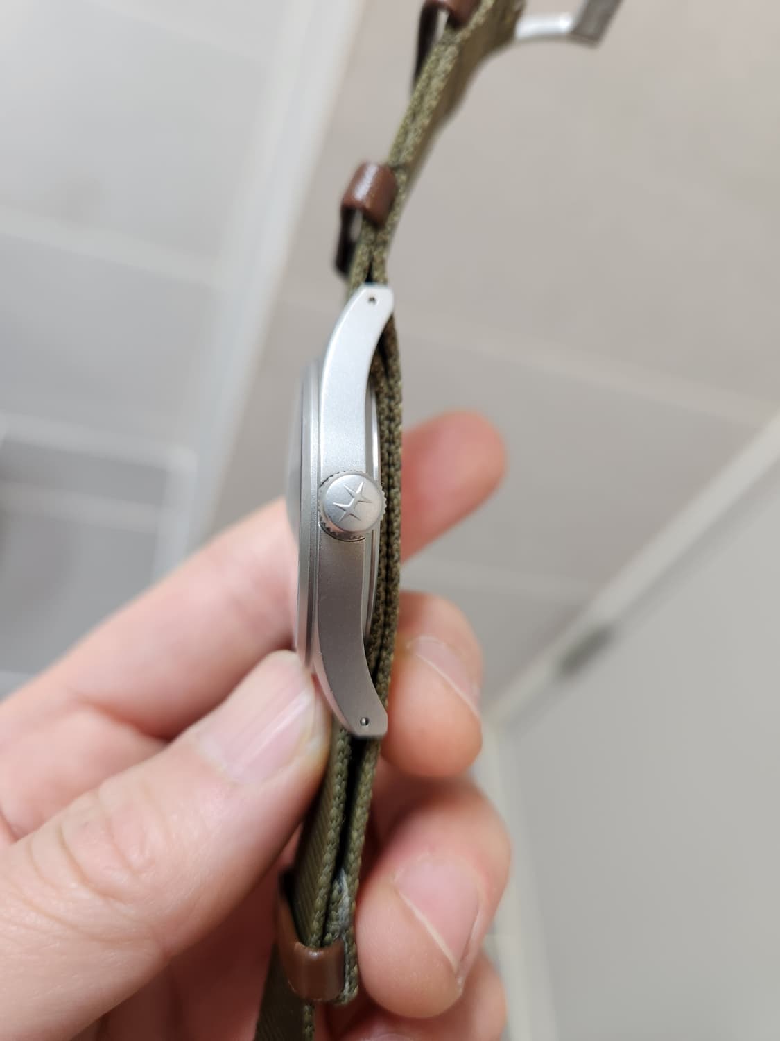 해밀턴 카키필드 메카니컬 38 나토블랙 상품이미지2