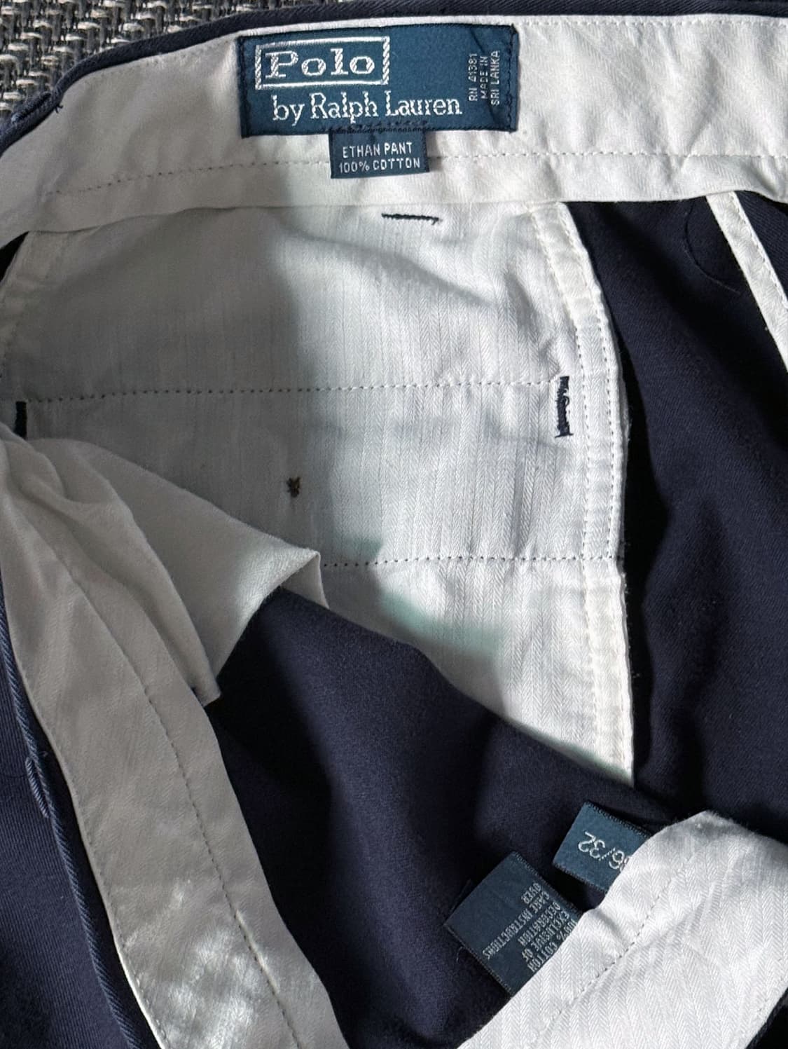 (36) 폴로 랄프로렌 ETHAN 더블 플리츠 치노 팬츠 상품이미지4