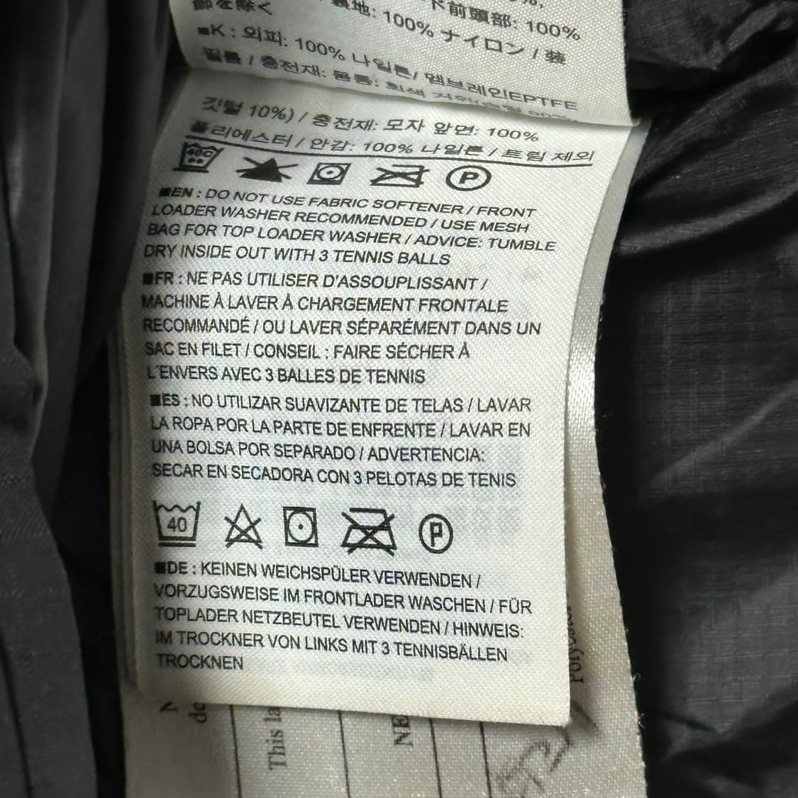 XS 아크테릭스 파이어비 고어텍스 패딩 상품이미지6