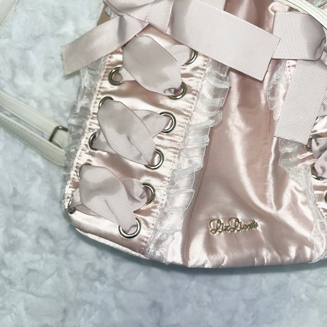 💗대대장♡ 리즈리사 코르셋 리본 레이스 백팩🎀 상품이미지3