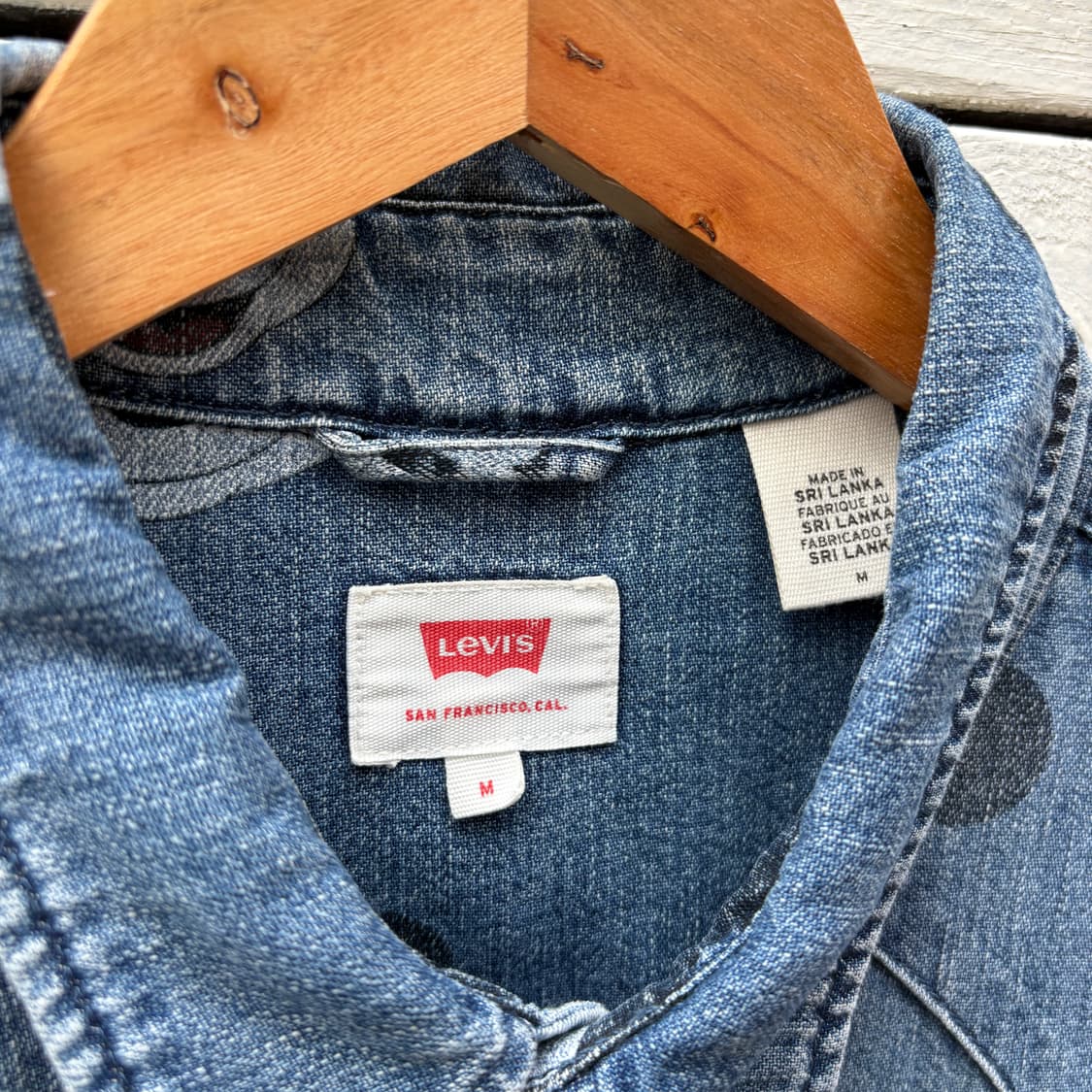 Levi’s x Disney 리바이스 디즈니 미키마우스 데님 셔츠 상품이미지4