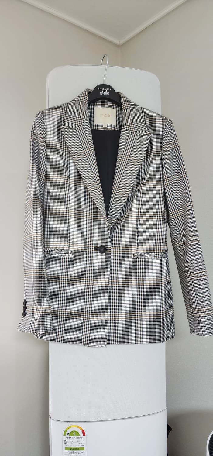 마쥬 비카르 자켓 블레이져 그레이체크 55 상품이미지3