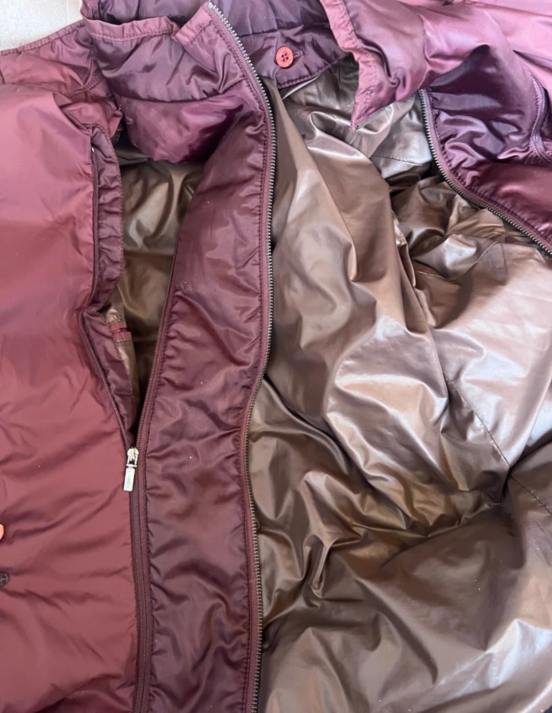 닥스 남성 버건디 구스다운패딩 
 상품이미지4