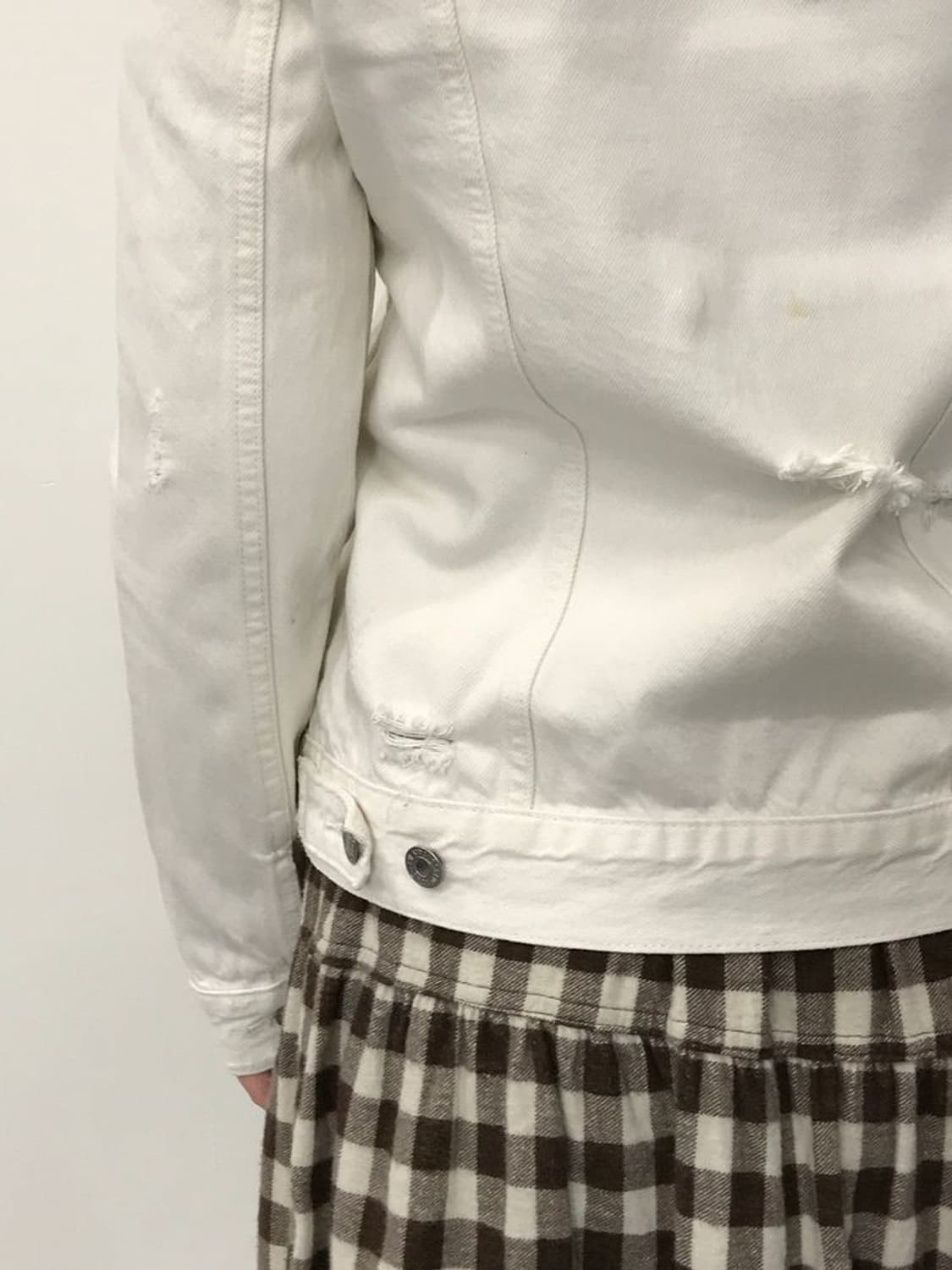 Levi’s White Denim Trucker Jacket 상품이미지3