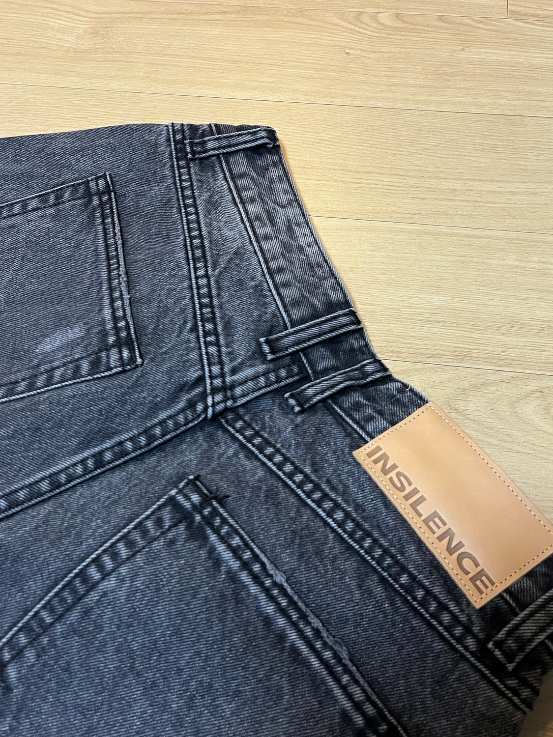 인사일런스 로우 웨이스트 와이드진 상품이미지4