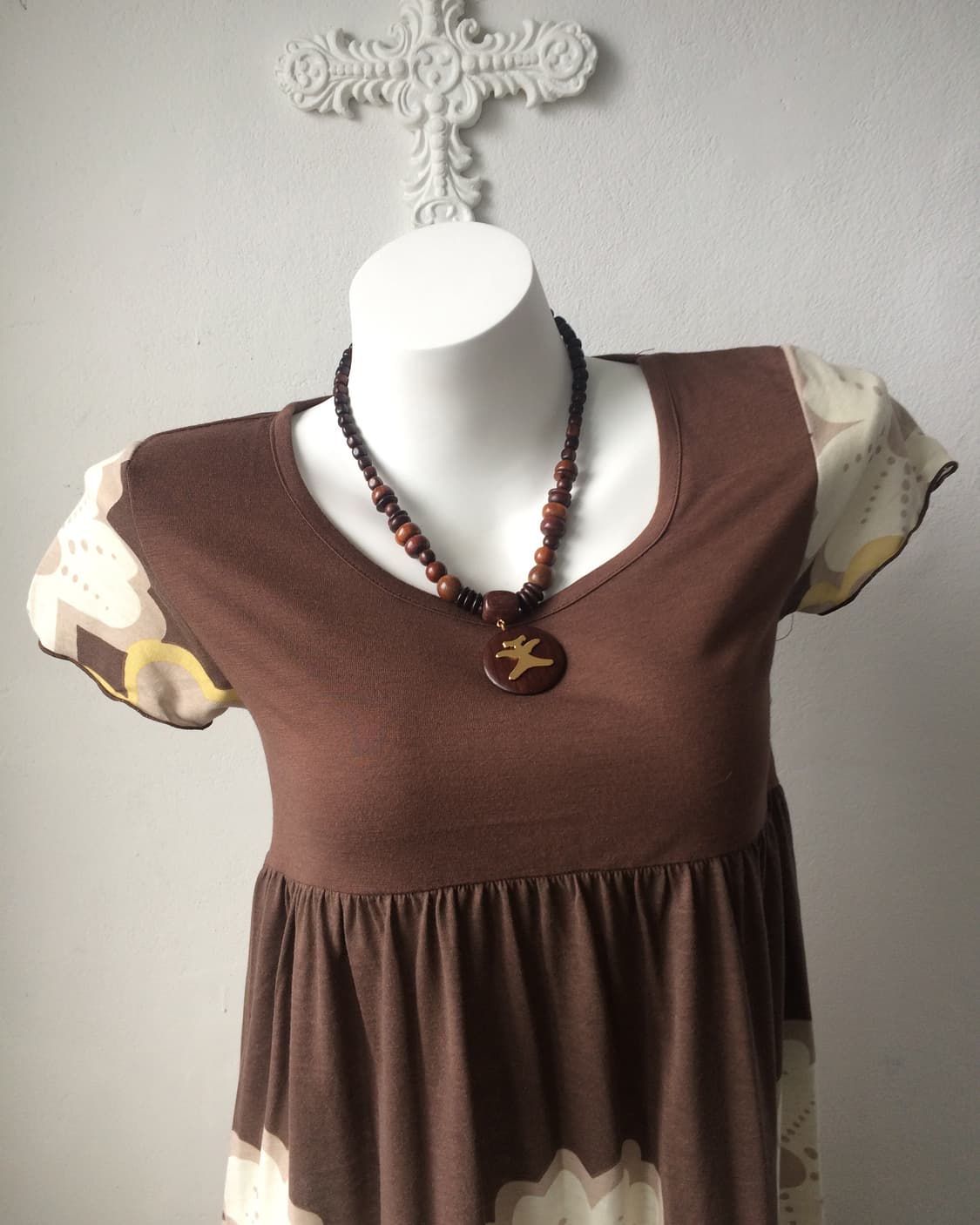 wood pendent neck lace 상품이미지5
