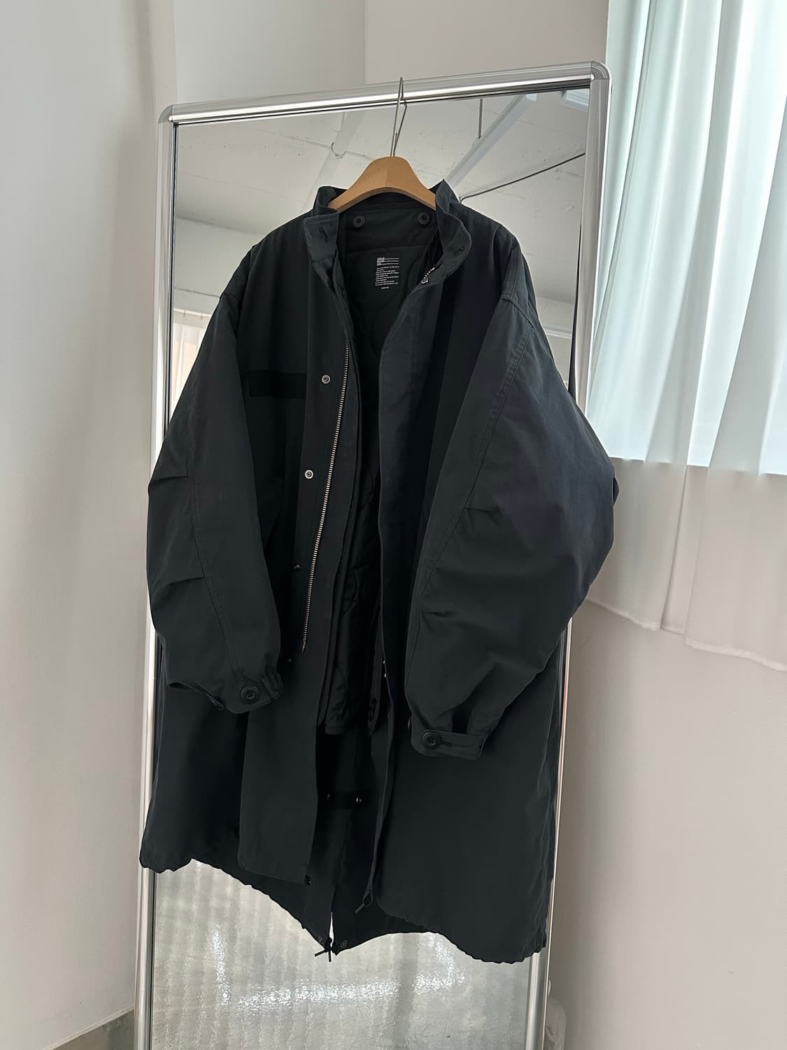 빔즈 M-65 개파카 피쉬테일 야상 모즈코트 라이너 내피 퀼팅 자켓 상품이미지1