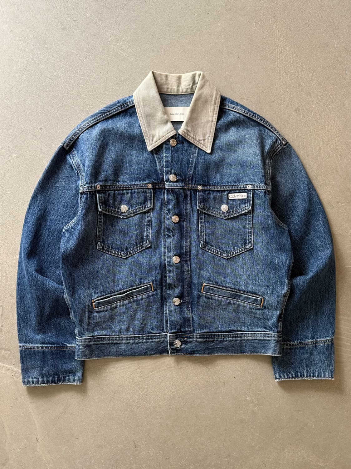 Calvin Klein Jeans Denim Trucker Jacket 상품이미지1