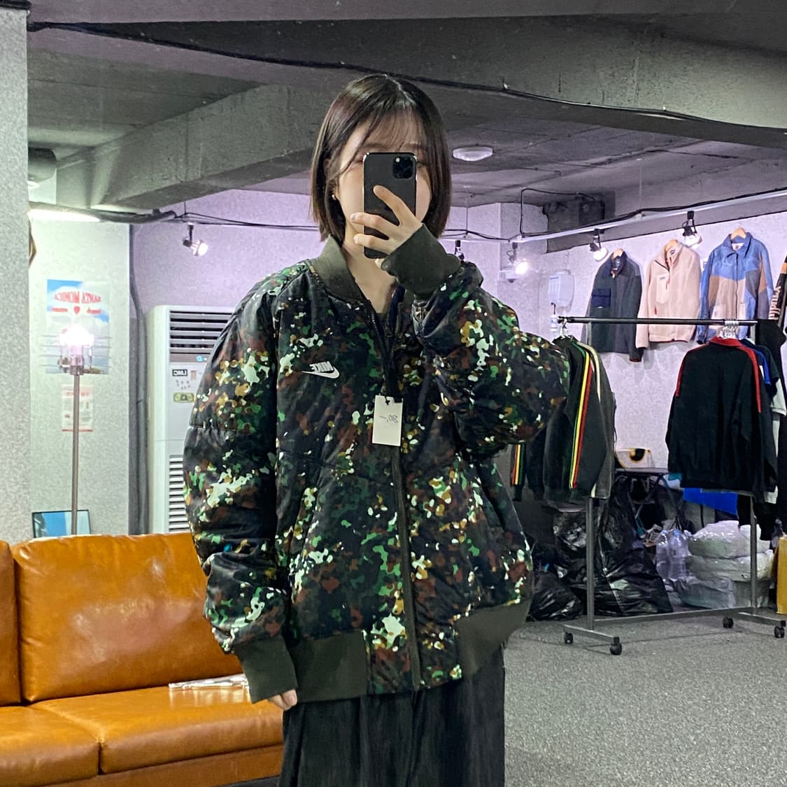 나이키 퓨추라 카키 카모플라쥬 리버시블 자켓 B4514 상품이미지2