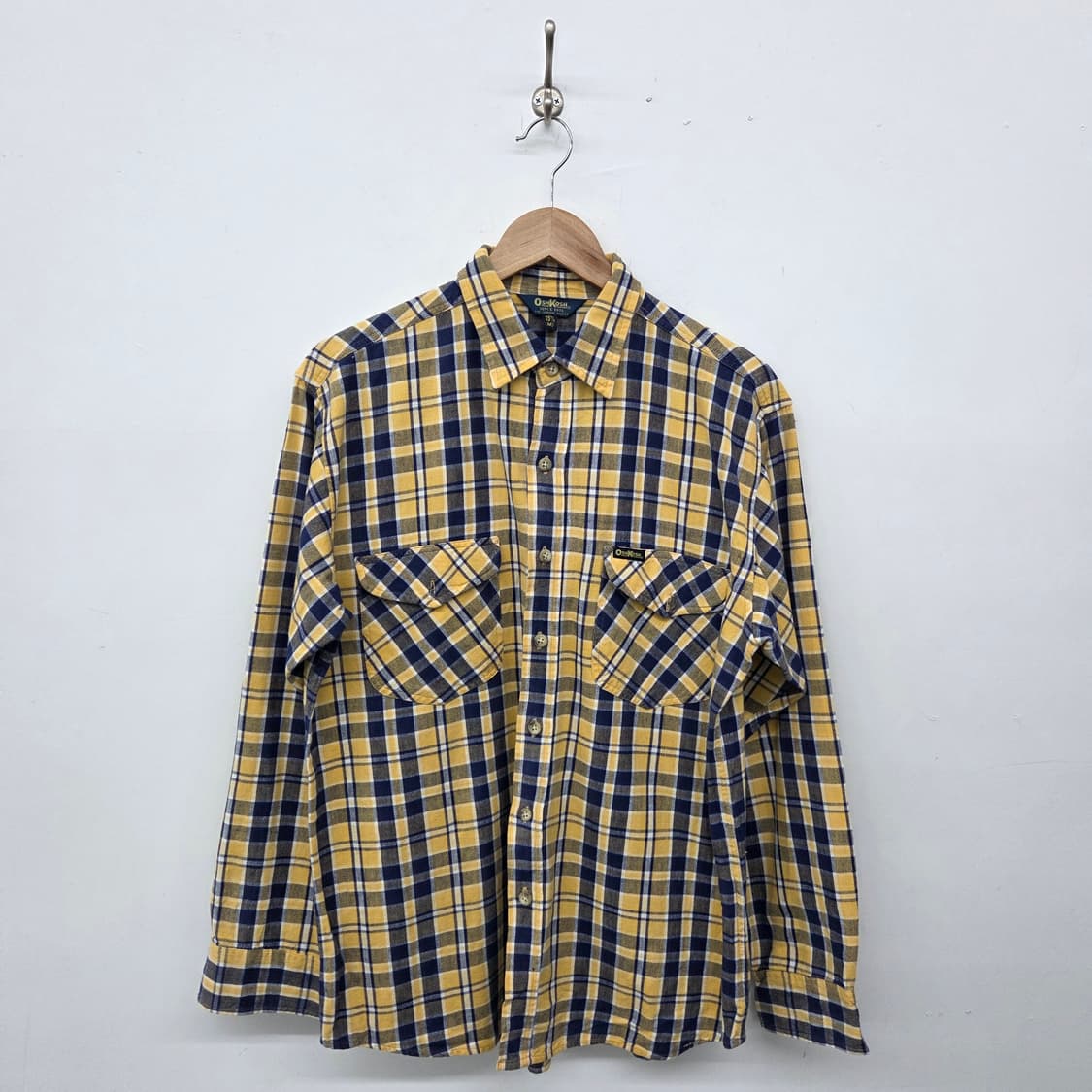 OshKosh 체크 긴팔 셔츠 남m 상품이미지1