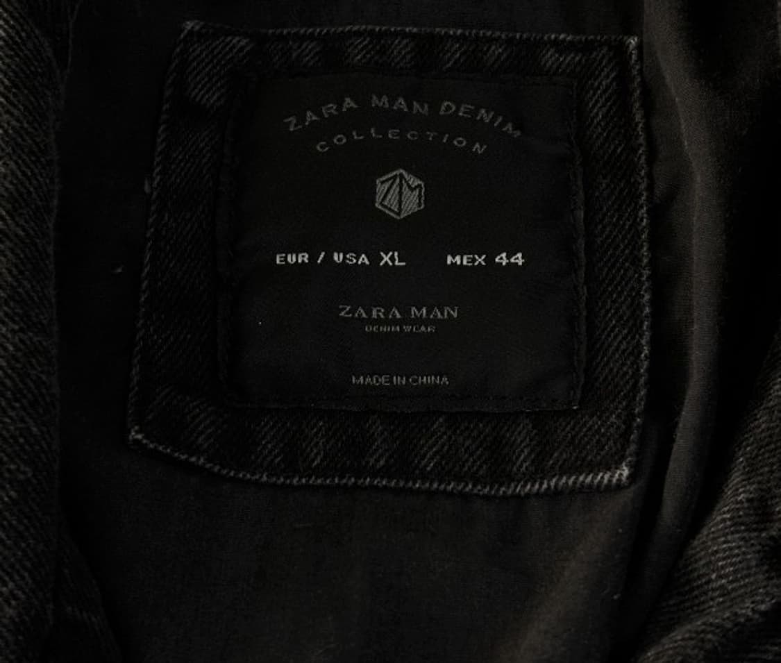 자라 데님 바이커 자켓 95~100 상품이미지3