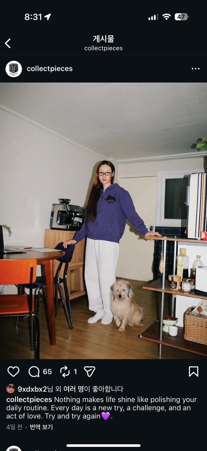 [미개봉] Collect Pieces Tata 후드집업 M size 상품이미지6