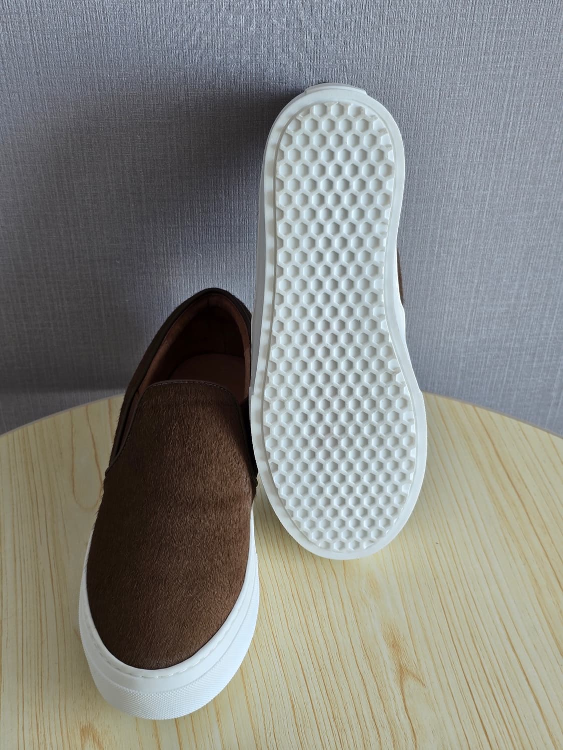 MOHI 송치 하라코 로우컷 스니커즈 브라운 36 상품이미지7