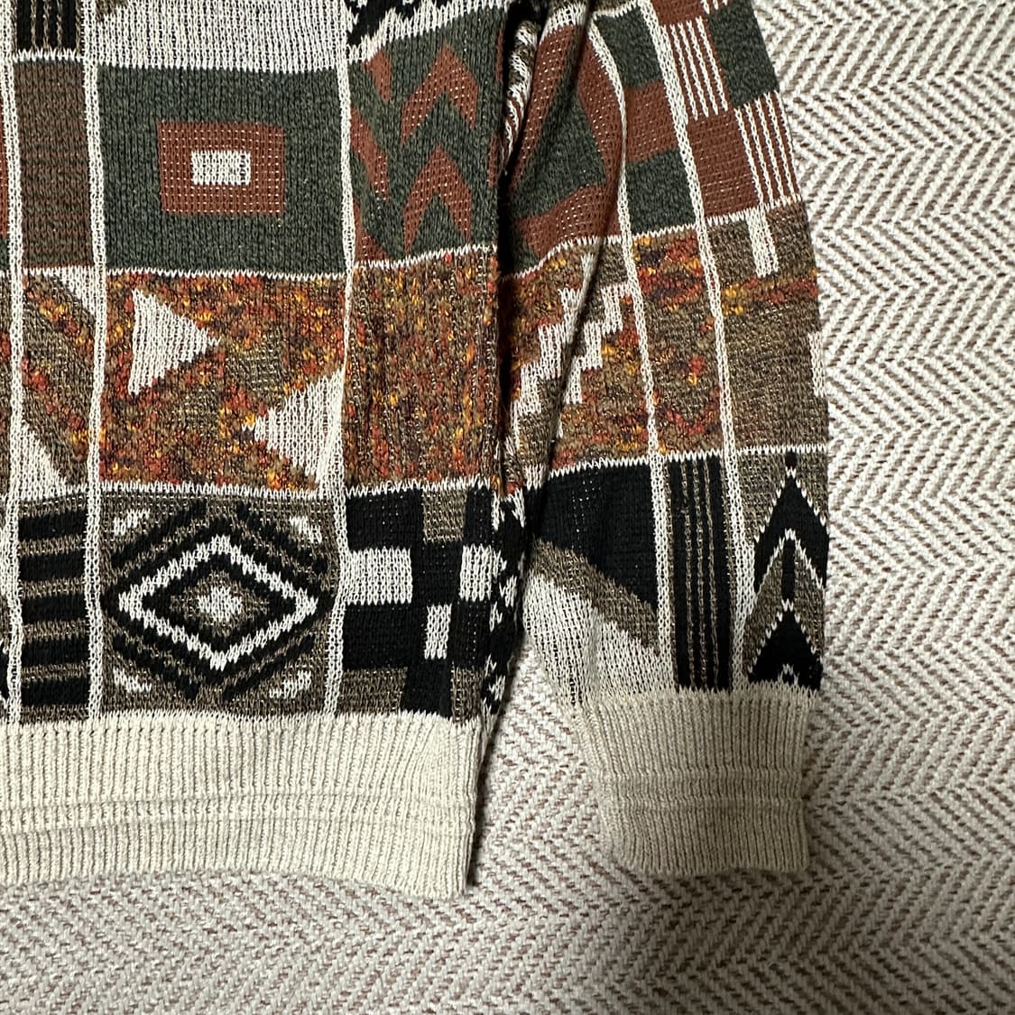 VINTAGE usa made knit sweater 상품이미지4