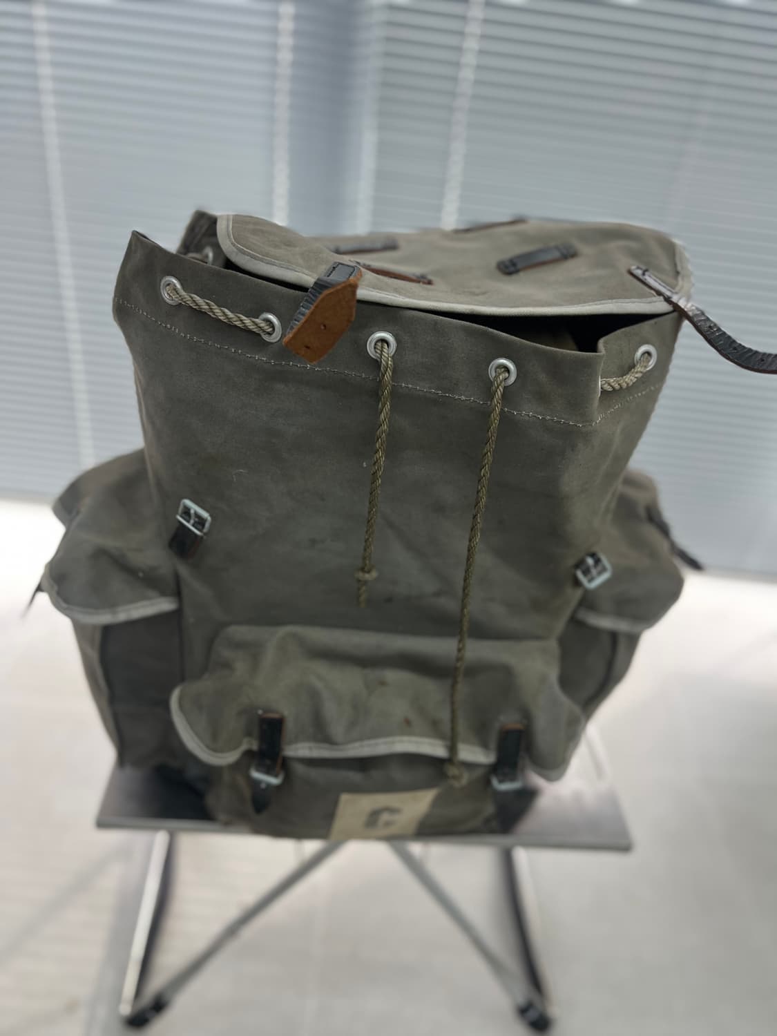 60년대 독일군 캔버스 배낭 상품이미지2