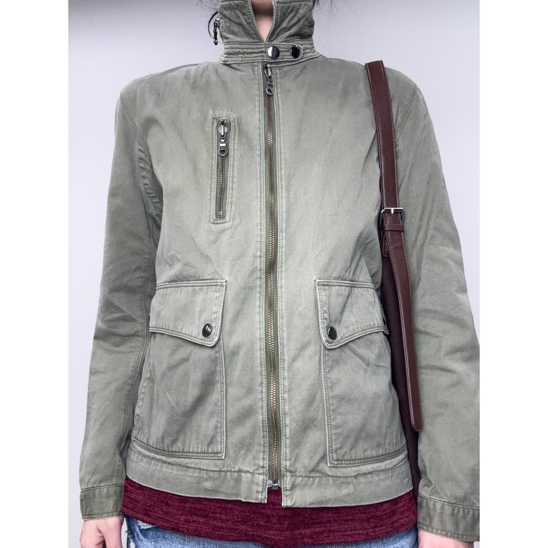 빈티지 카키 자켓 y2k 상품이미지1