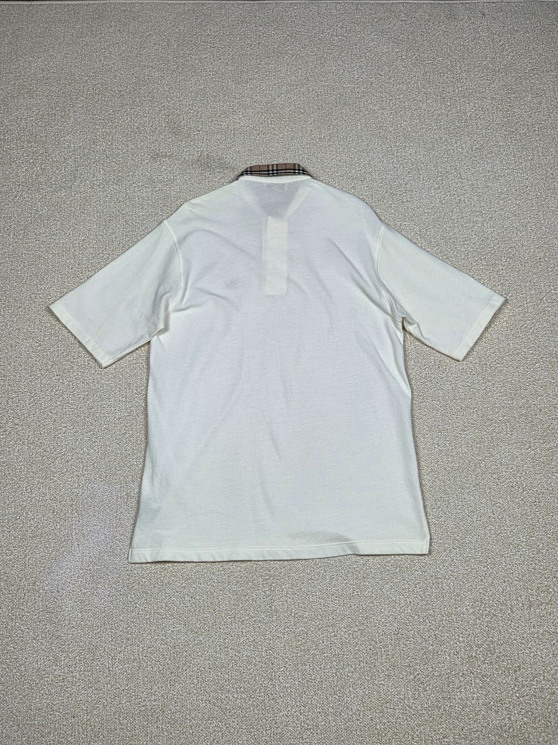 [버버리] 런던 노바 체크 카라 피케 반팔 폴로 셔츠 | S00132 상품이미지7