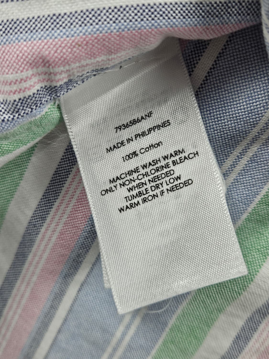 폴로랄프로렌 멀티컬러 스트라이프 패턴 셔츠 ( XS ) / 11180 상품이미지10