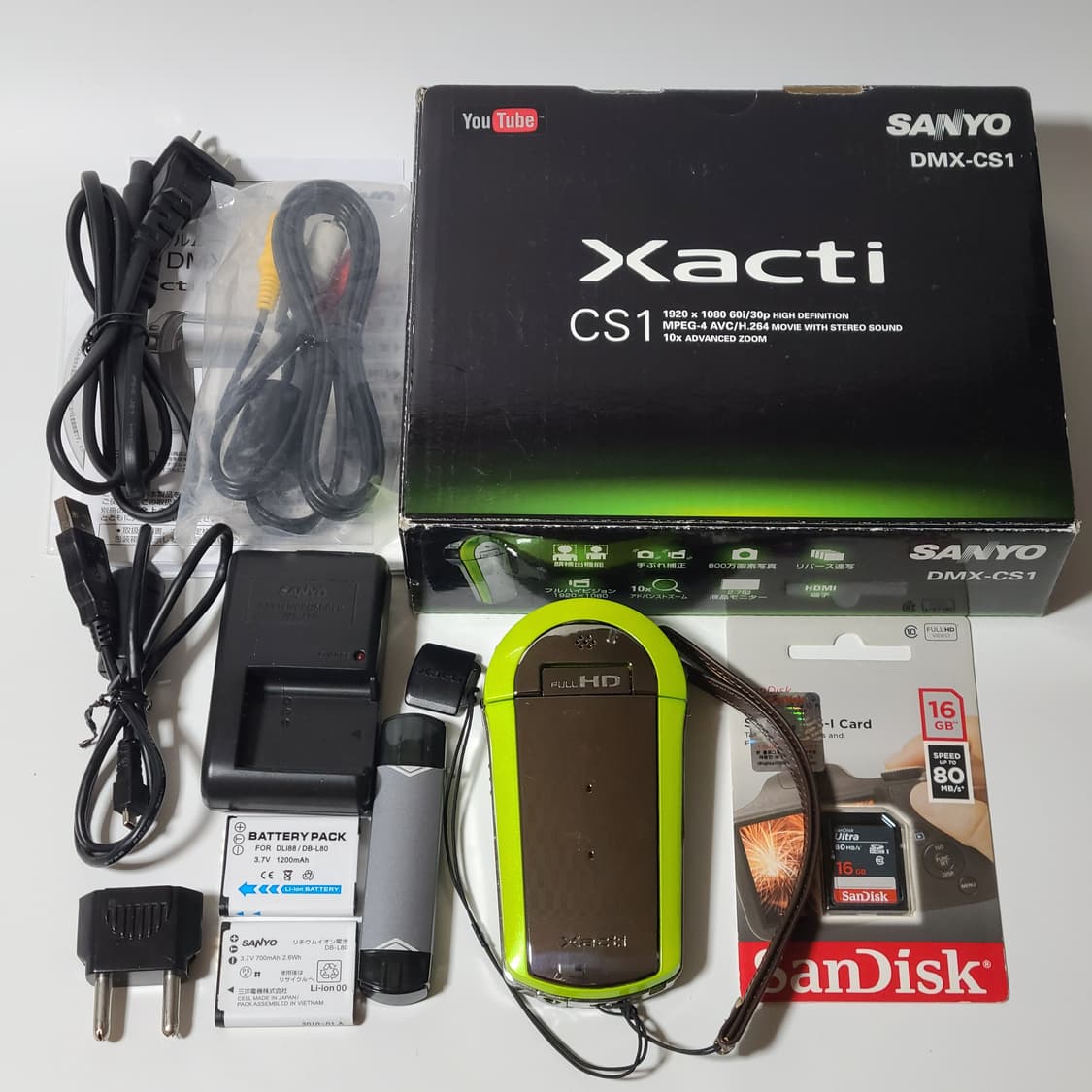 산요 작티 DMX-CS1 빈티지 캠코더 디카 상품이미지2