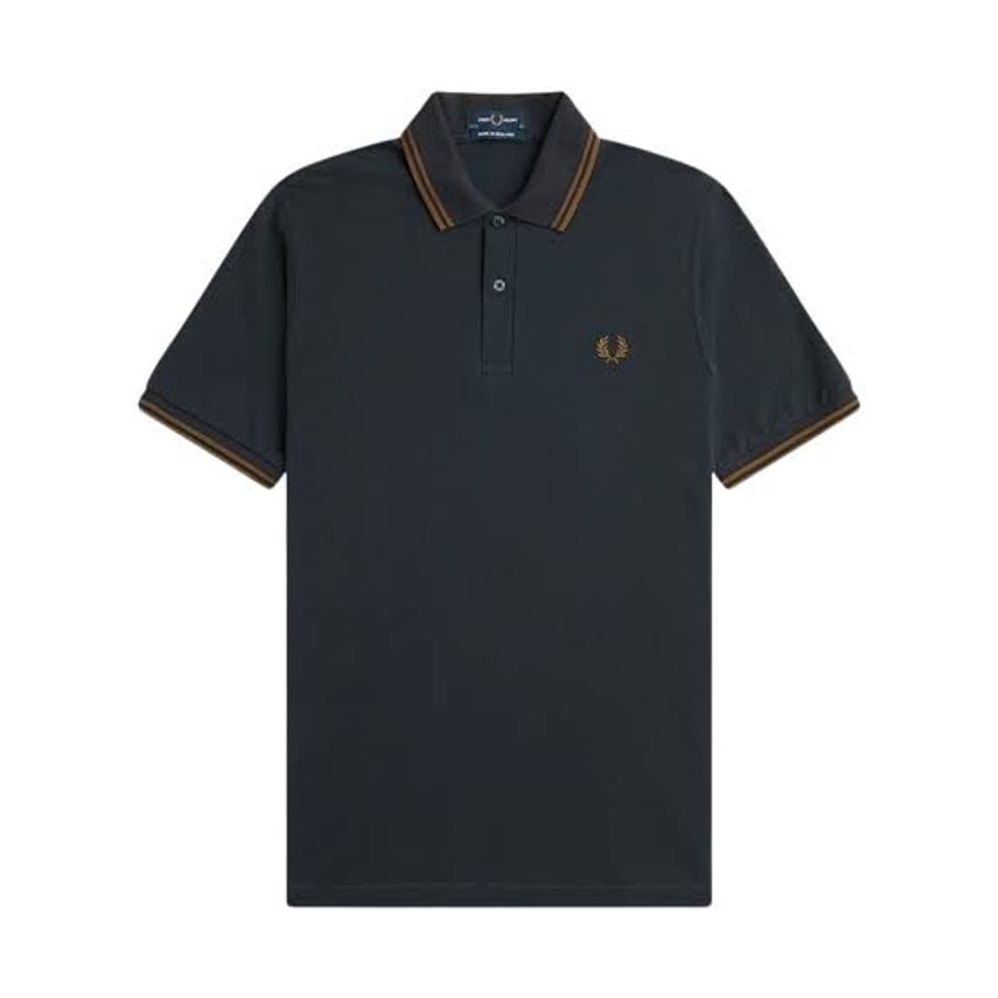 made in england 프레드페리 m12 나이트그린/다크카라멜 상품이미지1