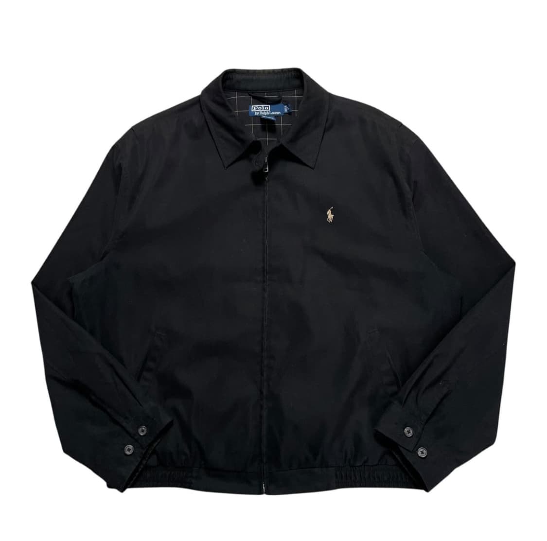 폴로 폴리쉘 자켓 블랙 상품이미지3