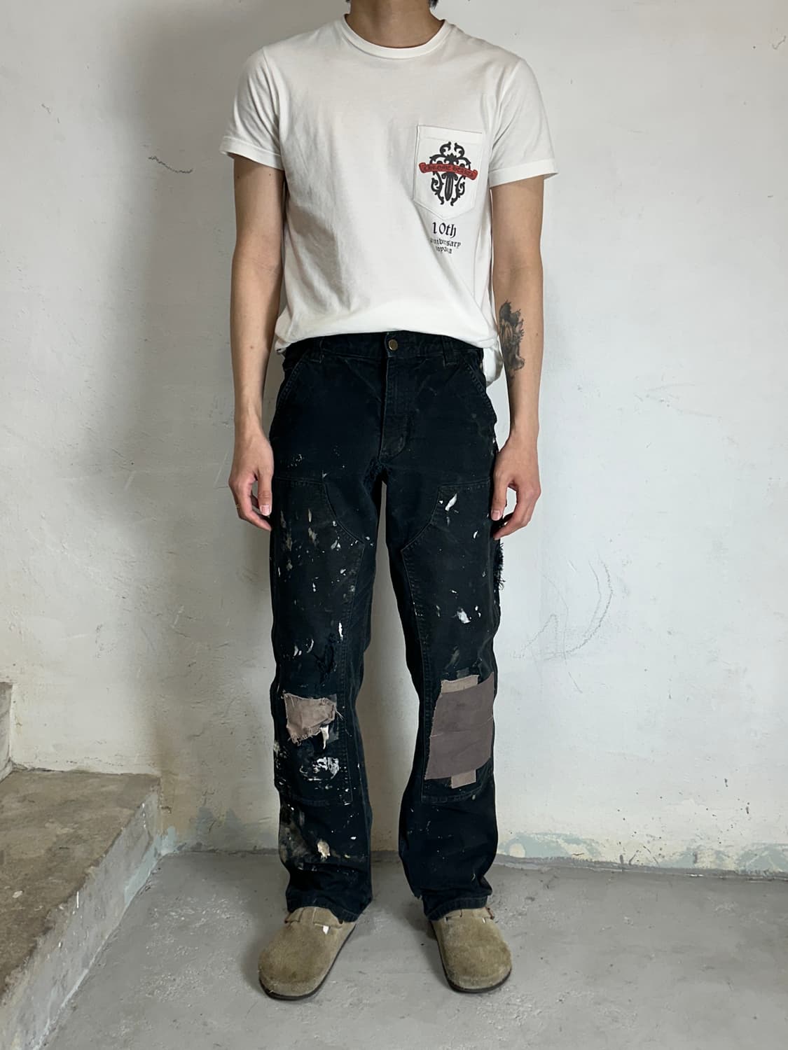 OG 칼하트 더블니 블랙 칼하트 썩블니 카펜터 상품이미지2