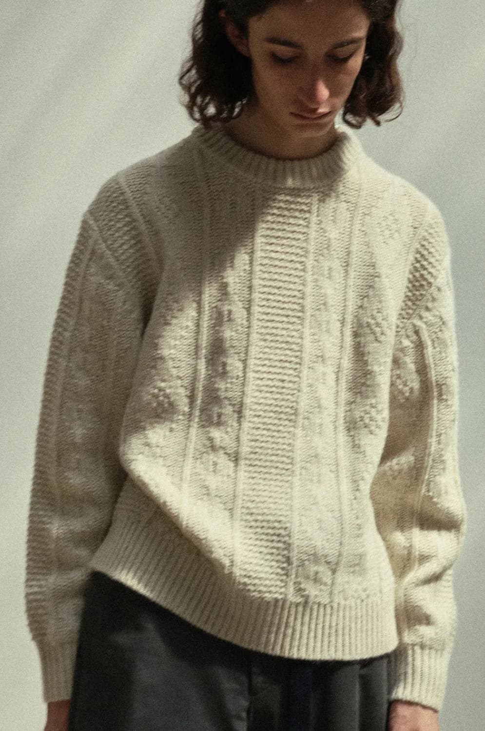 토마스모어 TE3-SW05 케이블 니트 상품이미지5