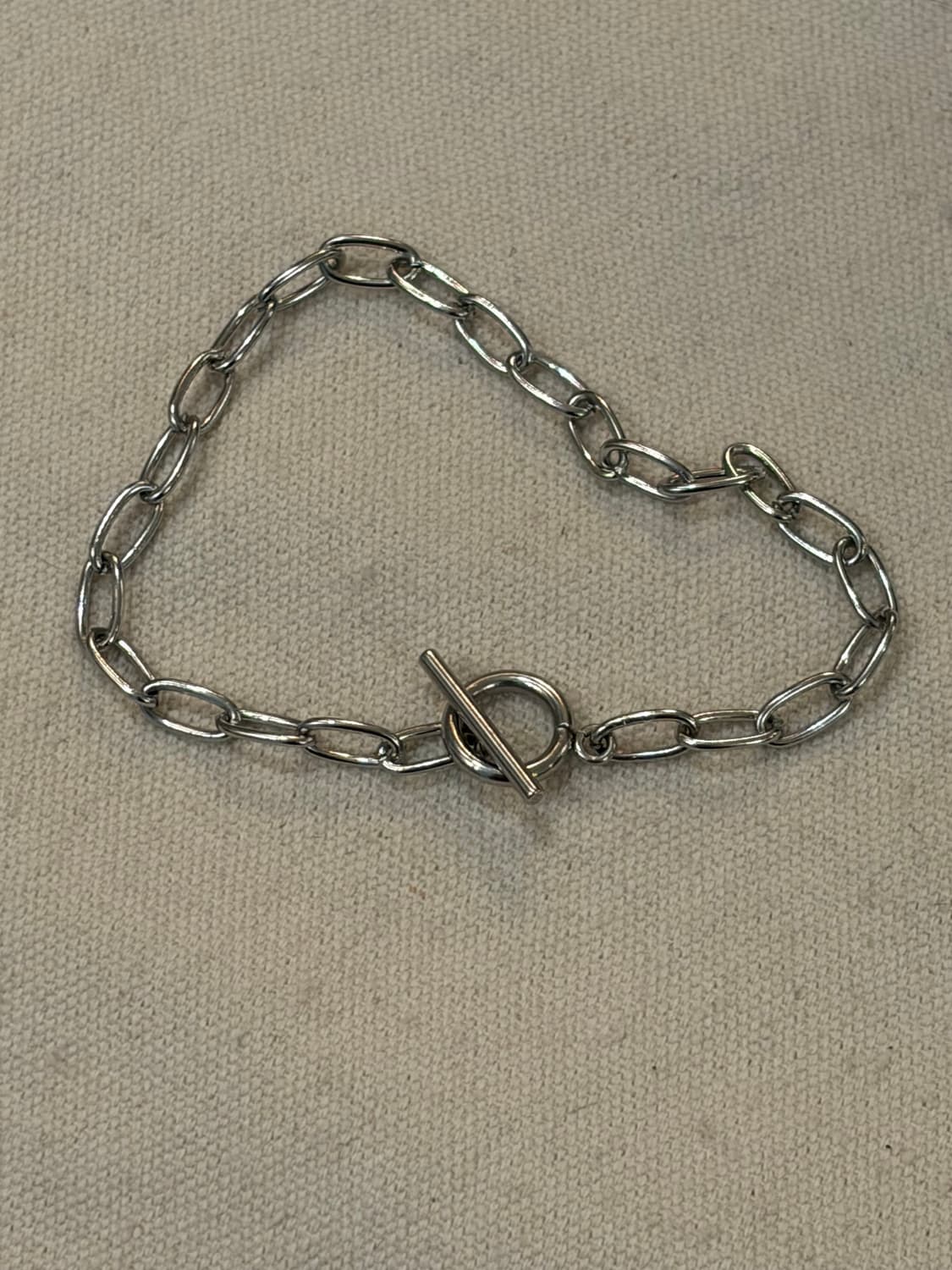 🐰🐻 토곰아비 실버 체인 팔찌 상품이미지6