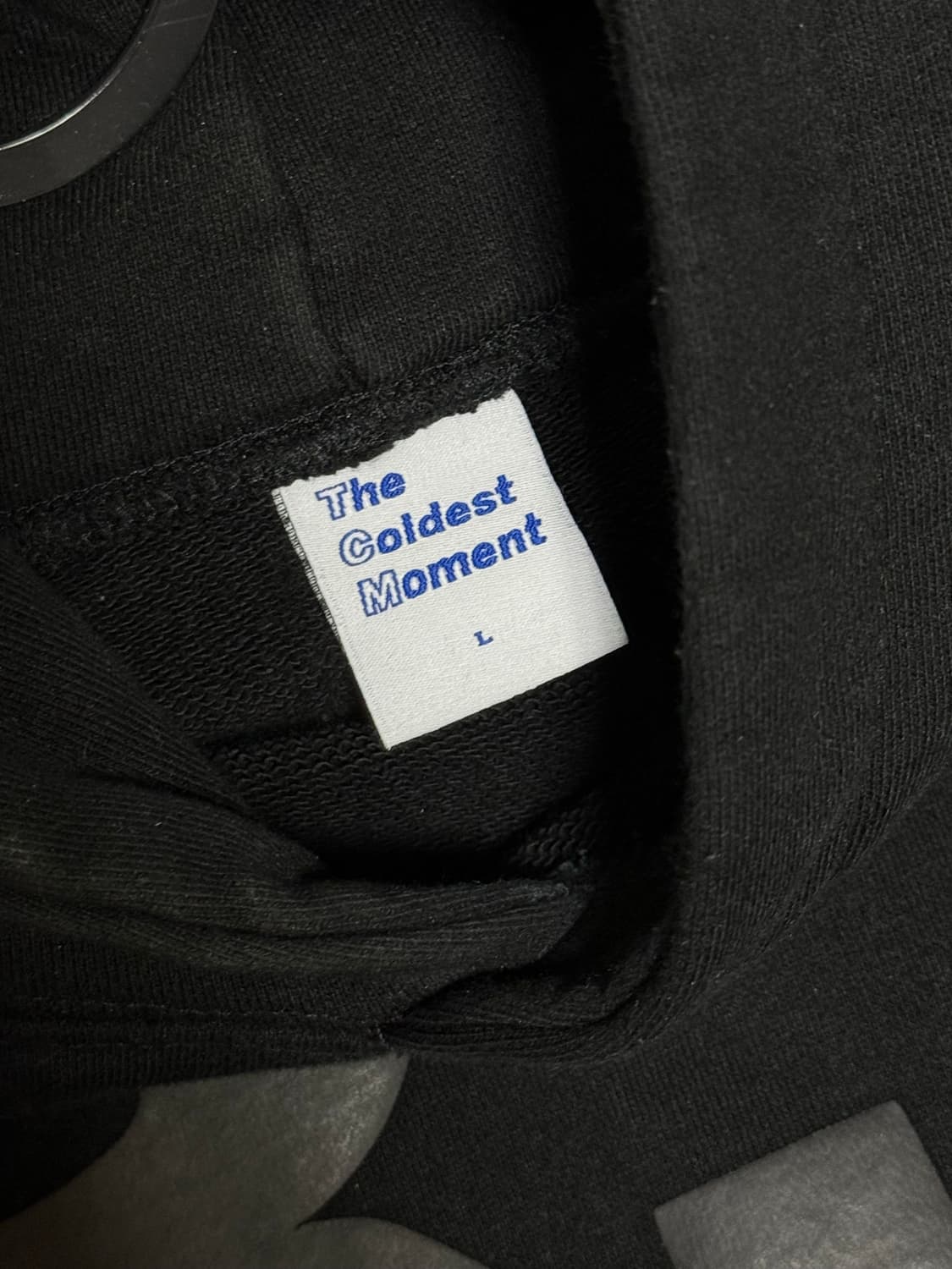 더콜디스트모먼트 후드티 TCM 블랙 rag hoodie (black) 상품이미지3